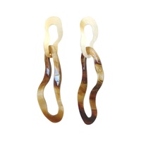 Culturesse Harper Irregular Twists Drop Earrings