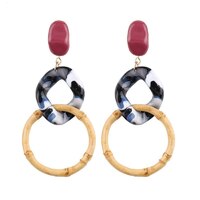 Culturesse Leandre Modern Loop Earrings (for non-pierced ears)