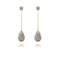 Culturesse Fallen Glamour Drop Earrings (My ears are pierced)