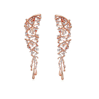 Culturesse Aracelia Glamour Walk Statement Earrings