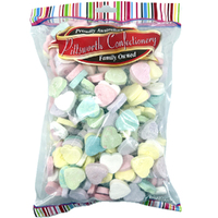 Pittsworth Confectionery Conversation Hearts Sweets Lollies Assorted Flavours 2kg Bulk Pack