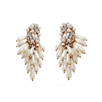 Culturesse Angelica Runway Pearl Splash Earrings (my ears are not pierced)