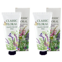 Classic Floral Hand Cream 60ml 2 Pack Nourishing Fast Absorbing