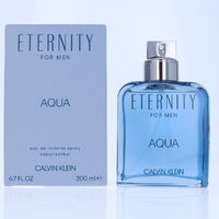 Calvin Klein Eternity For Men Aqua Eau De Toilette EDT 200ml Fresh Fragrance