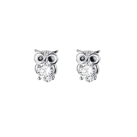 Culturesse Little Owl Earrings
