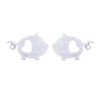 Culturesse Little Merry Piggy Earrings