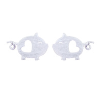 Culturesse Little Merry Piggy Earrings