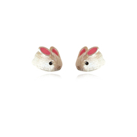 Culturesse Little Rabbit Dainty Stud Earrings