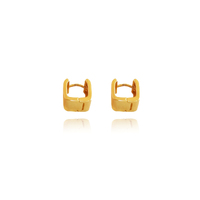 Culturesse Zen Minimal Muse Dainty Huggie Earrings