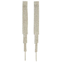 Culturesse Geovana Crystal Diamante Earrings (my ears are not pierced)