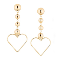 Lavyrle Love Is A Dangle Earrings (for non-pierced ears)