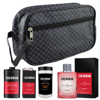 Crewman Intense Mens Grooming Set EDT Soap Powder Bag Muscle Soak Salts