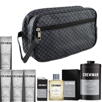 Crewman Classic Mens Grooming Set EDT Soap Powder Bag Traveler Kit