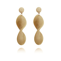 Culturesse Trinette Modern Twist Earrings