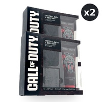 Call of Duty Tactical Bath & Body Set Body Wash 150ml Moulded Soap 65g Loofa Pack of 2