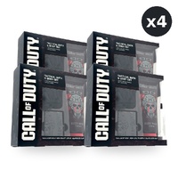 Call of Duty Tactical Bath & Body Set Body Wash 150ml Moulded Soap 65g Loofa Pack of 4