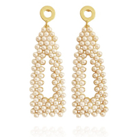 Culturesse Celisse Vintage Pearly Drop Earrings (my ears are not pierced)