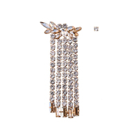 Culturesse Bright Night Crystal Diamante Earrings
