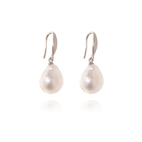 Culturesse Valeria Baroque Pearl Drop Earrings