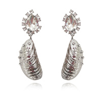 Culturesse Reva Shell Sparkle Earrings