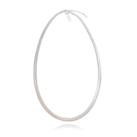 Culturesse Sterlyn Modern Muse Snake Chain Necklace