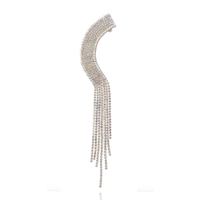 Culturesse Simonette Single Splendid Diamante Earring