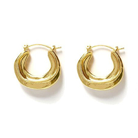Culturesse Khloe Irregular Huggie Earrrings