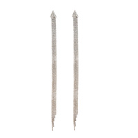 Culturesse Opal Catwalk Long Drop Earrings