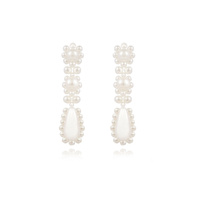 Culturesse Raelle Vintage Beaded Earrings