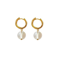 Culturesse Loulou Transparent Drop Earrings