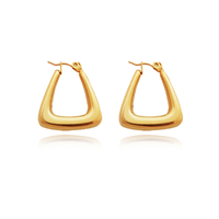 Culturesse Porter Modern Gold Chic Huggie Earrings