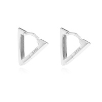 Culturesse Irma Modern Minimalist Dainty Silver Earrings