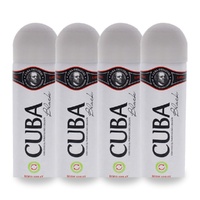 Cuba Black Body Spray 200ml Pack of 4