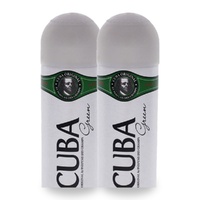 Cuba Green Body Spray 200ml Pack of 2
