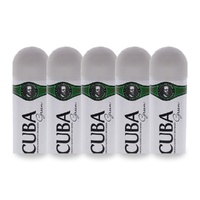 Cuba Green Body Spray 200ml Pack of 5