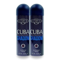 Cuba Shadow Body Spray 200ml Pack of 2