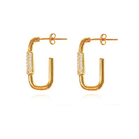 Culturesse Fletcher U Earrings (Gold)