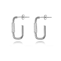 Culturesse Fletcher U Earrings (Silver)