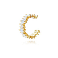 Culturesse Bria Austrian Zircon Cuff Earring (Single Piece)