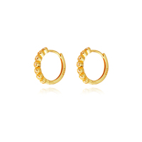 Culturesse Arya Gold Filled Dainty Hoop Earrings