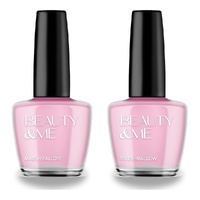 Beauty & Me Nail Polish Marshmallow Box of 6 Bundle of 2
