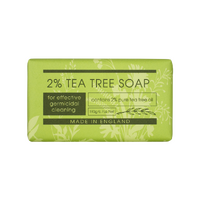 2% Tea Tree Soap Bar 190g with Aloe Vera Natural Antibacterial Cleanse