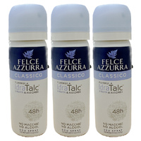 Felce Azzurra Classico Original Deodorant Spray 50ml Travel Pack of 3