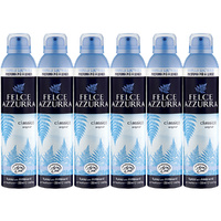 Felce Azzurra Classico Air Freshener Spray 250ml Pack of 6 Long Lasting
