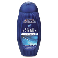 Felce Azzurra Uomo Cool Blue Hair & Body Shampoo Wash 400ml for Men 