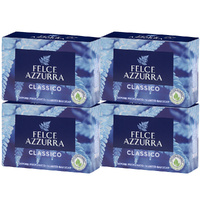 Felce Azzurra Classico Bar Soap 100g Pack Of 4 Moisturising Glycerin