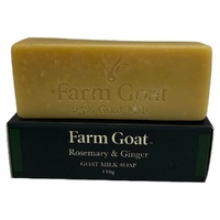 Farm Goat Rosemary & Ginger Goat Milk Soap 25% Natural Soap 110g