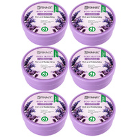 Fennel Lavender Body Butter 200g Vegan Moisturising Skin Cream Bundle Of 6
