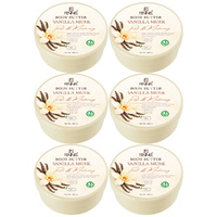 Fennel Vanilla Musk Body Butter 200g Vegan Moisturising Skin Cream Bundle Of 6