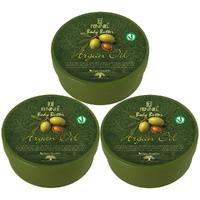 Fennel Argan Oil Body Butter 200g Vegan Moisturising Hydrating Cream Bundle Of 3